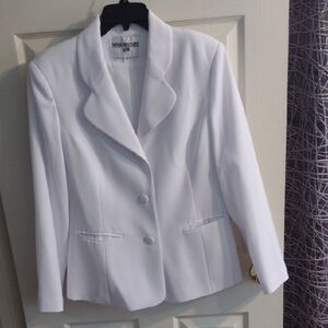 Massini Women's White Blazer
